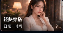 巨乳美女轻熟穿搭写真
