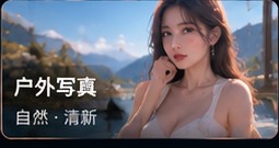 巨乳美女户外写真