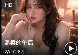 巨乳美女温柔午后写真